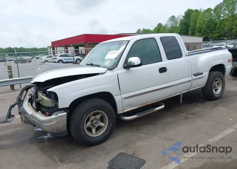 2000 GMC Sierra 1500 Sle из США, поврежденный, VIN 1GTEK19T3YZ257549